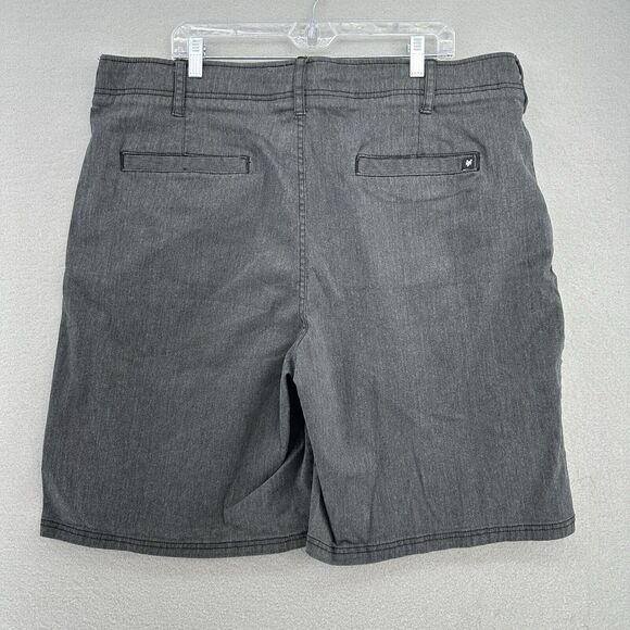 Zoo York Unbreakable Gray Shorts Button Drawstring Flat Front Men’s 42 (41) Sk8 - Picture 2 of 10